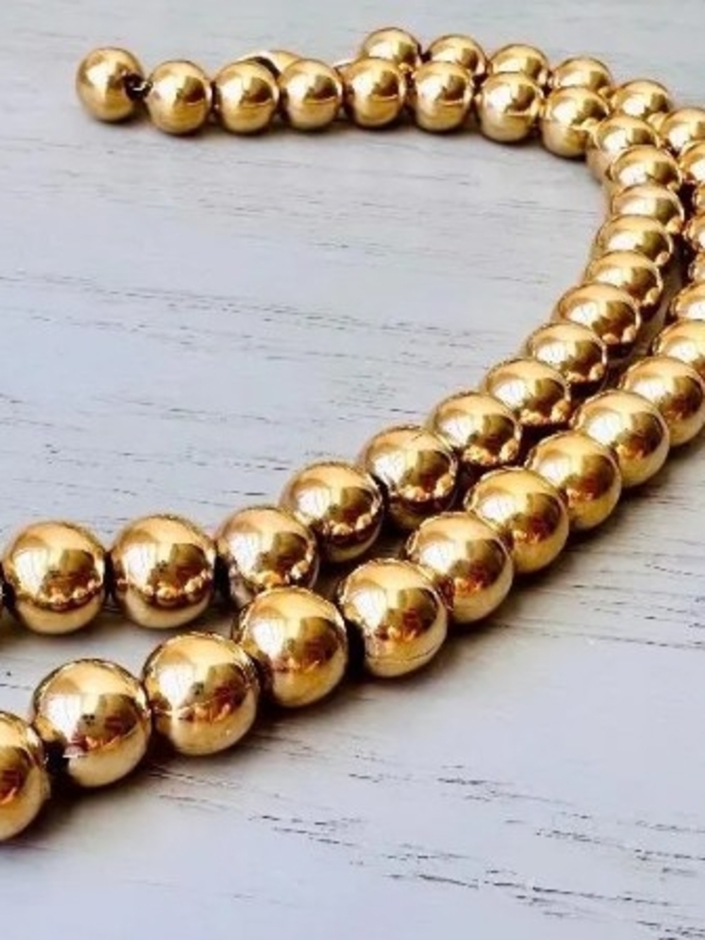 Napier Gold Beaded Necklace - Elegant Women’s Jewelry